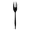 Boardwalk Mediumweight Polypropylene Cutlery, Fork, Black, 1000PK BWKFORKBLPP - alternate 1
